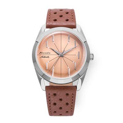 Nivada Grenchen Antarctic Spider Salmon No-Date Otomatik Erkek Kol Saati