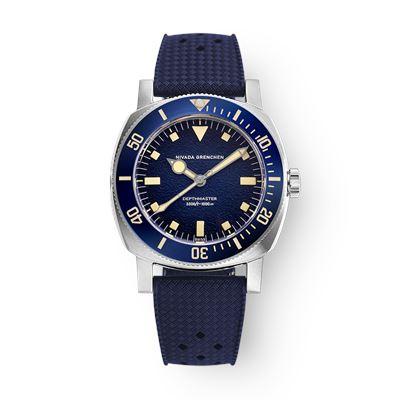Nivada Grenchen Depthmaster Blue 14129A24 Limitli Üretim Otomatik Erkek Kol Saati