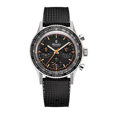 Nivada Grenchen Chronoking Meca-Quartz - Inter.Bezel GMT - 87042Q01 Erkek Kol Saati