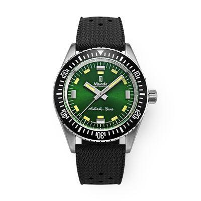 Nivada Grenchen Antarctic Diver Green - No Date 32059A01 Limitli Üretim Otomatik Erkek Kol Saati