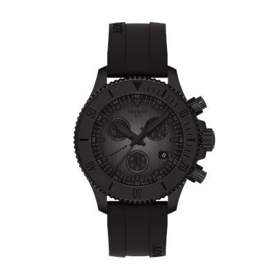 Tissot Seastar Full Black Chronograph T1202173606100 Erkek Kol Saati