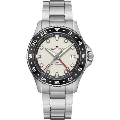 Hamilton Khaki Navy Automatic GMT 43 mm - H82555150 Erkek Kol Saati