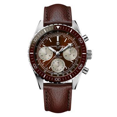 Favre Leuba Sea Sky Revival Brown Otomatik Kronograf Erkek Kol Saati